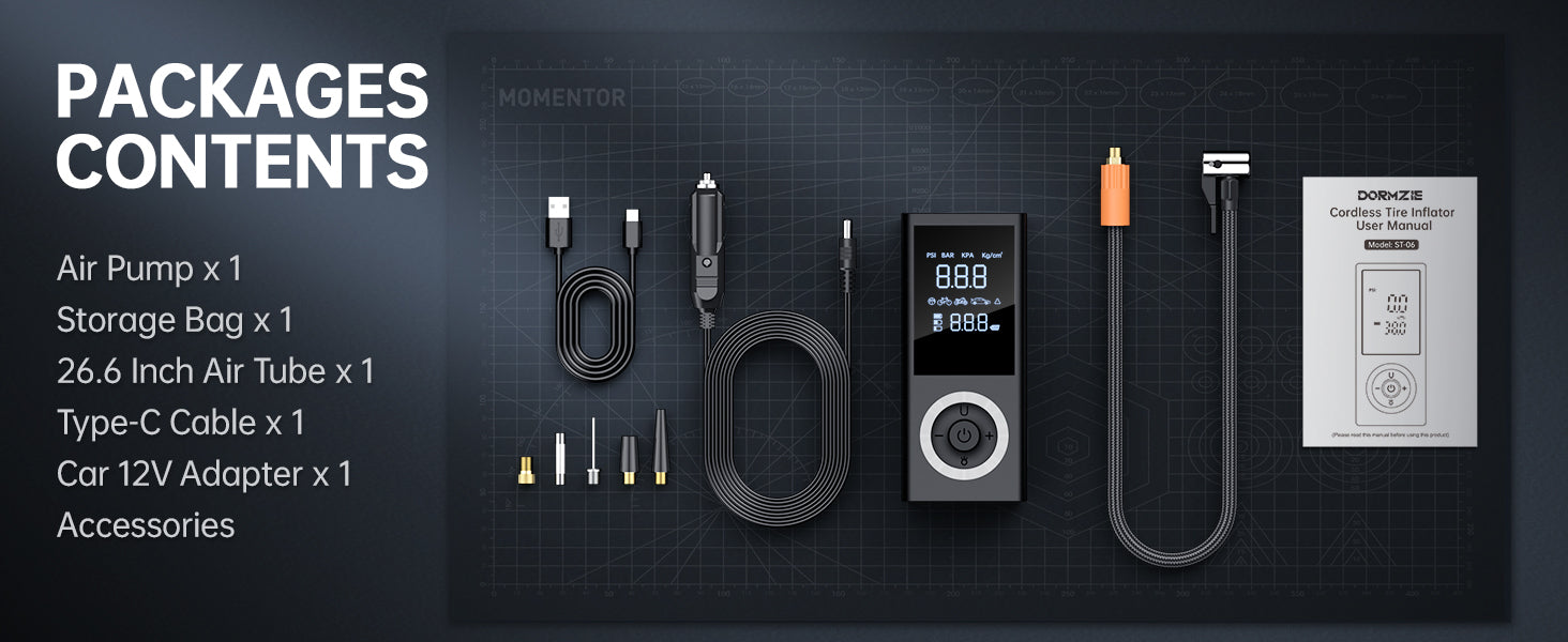 Dormzie Tire Inflator
Dormzie Portable Air Compressor
Dormzie 150 PSI Air Pump
Dormzie Cordless Tire Inflator
Dormzie Smart Air Pump
Dormzie Car Tire Inflator
Dormzie Bike Air Compressor
Dormzie Motorcycle Tire Pump
Dormzie Rechargeable Air Pump
Dormzie 12V Air Compressor
